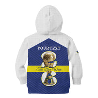 Personalized Curacao Football Kid Hoodie 2026 The Blue Wave is Rising - Wonder Print Shop