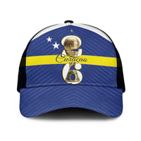 Curacao Football Mesh Trucker Cap 2026 The Blue Wave is Rising - Wonder Print Shop