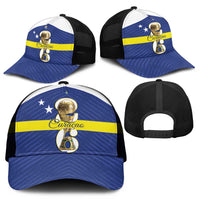 Curacao Football Mesh Trucker Cap 2026 The Blue Wave is Rising - Wonder Print Shop