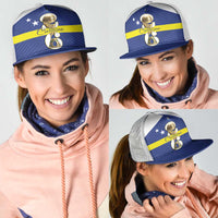 Curacao Football Mesh Trucker Cap 2026 The Blue Wave is Rising - Wonder Print Shop