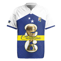 Personalized Curacao Football Rugby Jersey 2026 The Blue Wave is Rising - Wonder Print Shop