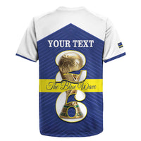 Personalized Curacao Football Rugby Jersey 2026 The Blue Wave is Rising - Wonder Print Shop