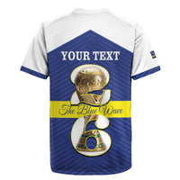 Personalized Curacao Football Rugby Jersey 2026 The Blue Wave is Rising - Wonder Print Shop