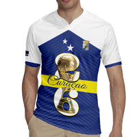 Personalized Curacao Football Rugby Jersey 2026 The Blue Wave is Rising - Wonder Print Shop