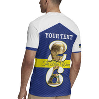 Personalized Curacao Football Rugby Jersey 2026 The Blue Wave is Rising - Wonder Print Shop