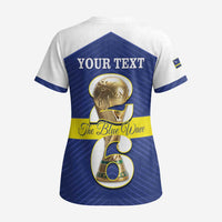 Personalized Curacao Football Scrub Top 2026 The Blue Wave is Rising - Wonder Print Shop