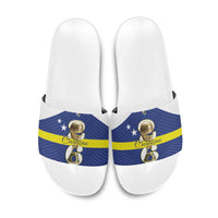 Curacao Football Slide Sandals 2026 The Blue Wave is Rising - Wonder Print Shop