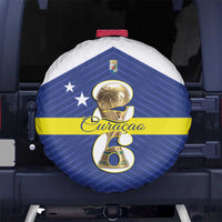 Curacao Football Spare Tire Cover 2026 The Blue Wave is Rising - Wonder Print Shop