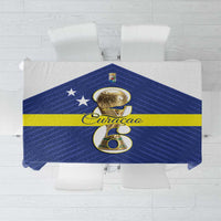 Curacao Football Tablecloth 2026 The Blue Wave is Rising - Wonder Print Shop