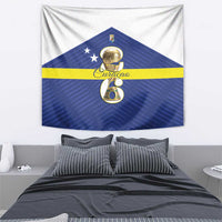 Curacao Football Tapestry 2026 The Blue Wave is Rising - Wonder Print Shop