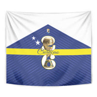 Curacao Football Tapestry 2026 The Blue Wave is Rising - Wonder Print Shop