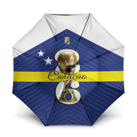 Curacao Football Umbrella 2026 The Blue Wave is Rising - Wonder Print Shop