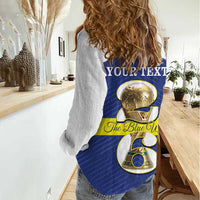 Personalized Curacao Football Women Casual Shirt 2026 The Blue Wave is Rising - Wonder Print Shop