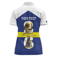 Personalized Curacao Football Women Polo Shirt 2026 The Blue Wave is Rising - Wonder Print Shop