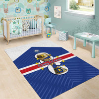 Cape Verde Football Area Rug 2026 Tubaroes Azuis First-ever World Cup - Wonder Print Shop