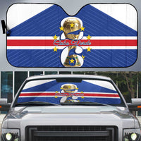 Cape Verde Football Auto Sun Shade 2026 Tubaroes Azuis First-ever World Cup - Wonder Print Shop