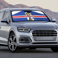 Cape Verde Football Auto Sun Shade 2026 Tubaroes Azuis First-ever World Cup - Wonder Print Shop