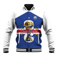 Personalized Cape Verde Football Baseball Jacket 2026 Tubaroes Azuis First-ever World Cup - Wonder Print Shop