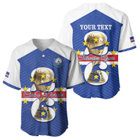 Personalized Cape Verde Football Baseball Jersey 2026 Tubaroes Azuis First-ever World Cup - Wonder Print Shop