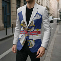 Personalized Cape Verde Football Blazer 2026 Tubaroes Azuis First-ever World Cup - Wonder Print Shop