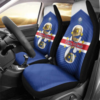 Cape Verde Football Car Seat Cover 2026 Tubaroes Azuis First-ever World Cup - Wonder Print Shop