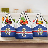 Cape Verde Football Grocery Bag 2026 Tubaroes Azuis First-ever World Cup - Wonder Print Shop