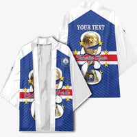 Personalized Cape Verde Football Kimono 2026 Tubaroes Azuis First-ever World Cup - Wonder Print Shop