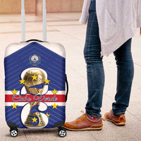 Cape Verde Football Luggage Cover 2026 Tubaroes Azuis First-ever World Cup - Wonder Print Shop