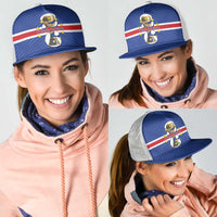Cape Verde Football Mesh Trucker Cap 2026 Tubaroes Azuis First-ever World Cup - Wonder Print Shop