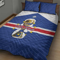 Cape Verde Football Quilt Bed Set 2026 Tubaroes Azuis First-ever World Cup - Wonder Print Shop