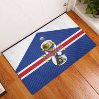 Cape Verde Football Rubber Doormat 2026 Tubaroes Azuis First-ever World Cup - Wonder Print Shop