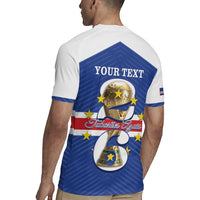 Personalized Cape Verde Football Rugby Jersey 2026 Tubaroes Azuis First-ever World Cup - Wonder Print Shop