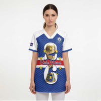 Personalized Cape Verde Football Scrub Top 2026 Tubaroes Azuis First-ever World Cup - Wonder Print Shop