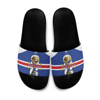 Cape Verde Football Slide Sandals 2026 Tubaroes Azuis First-ever World Cup - Wonder Print Shop