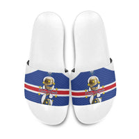 Cape Verde Football Slide Sandals 2026 Tubaroes Azuis First-ever World Cup - Wonder Print Shop