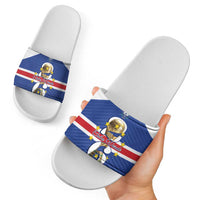 Cape Verde Football Slide Sandals 2026 Tubaroes Azuis First-ever World Cup - Wonder Print Shop
