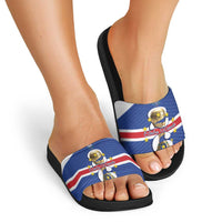 Cape Verde Football Slide Sandals 2026 Tubaroes Azuis First-ever World Cup - Wonder Print Shop