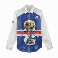 Personalized Cape Verde Football Women Casual Shirt 2026 Tubaroes Azuis First-ever World Cup - Wonder Print Shop