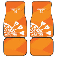 Personalised Netherlands Darts Car Mats Holland National Color - Grunge Style - Wonder Print Shop