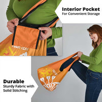 Personalised Netherlands Darts Grocery Bag Holland National Color - Grunge Style