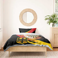 Germany Darts Bedding Set Flaming Dartboard Style - Wonder Print Shop