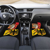Germany Darts Car Mats Flaming Dartboard Style - Wonder Print Shop