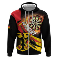 Germany Darts Hoodie Flaming Dartboard Style - Wonder Print Shop
