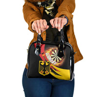 Germany Darts Shoulder Handbag Flaming Dartboard Style