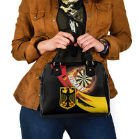 Germany Darts Shoulder Handbag Flaming Dartboard Style