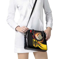 Germany Darts Shoulder Handbag Flaming Dartboard Style