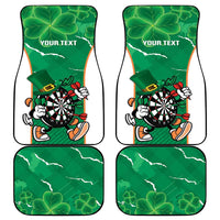 Personalised Ireland Darts Car Mats Irish Dartboard Mascot Shamrock Pattern - Wonder Print Shop