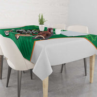 Personalised Ireland Darts Tablecloth Irish Dartboard Mascot Shamrock Pattern - Wonder Print Shop