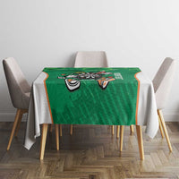 Personalised Ireland Darts Tablecloth Irish Dartboard Mascot Shamrock Pattern - Wonder Print Shop
