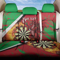 Personalised Wales Darts Back Car Seat Cover Welsh Dragon - Grunge Style - Wonder Print Shop